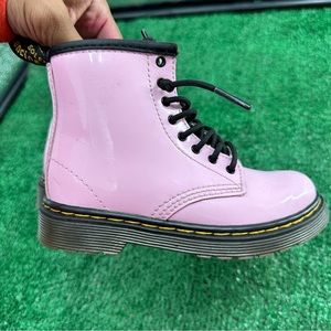 Dr.Martens Pale Pink Combat Boots Size US 9 Girls Toddler